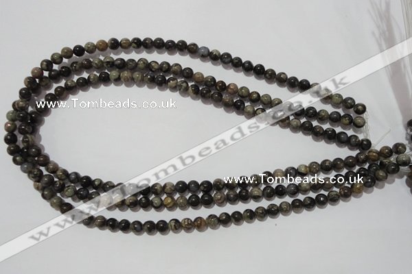 CGE101 15.5 inches 6mm round glaucophane gemstone beads