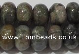 CGE110 15.5 inches 6*10mm rondelle glaucophane gemstone beads