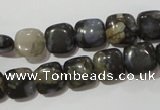 CGE151 15.5 inches 10*10mm square glaucophane gemstone beads