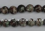 CGG03 15.5 inches 10mm faceted round ghost gemstone beads wholesale