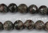 CGG04 15.5 inches 12mm faceted round ghost gemstone beads wholesale