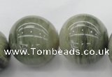 CGH10 15.5 inches 25mm round green hair stone beads wholesale