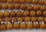 CGJ301 15.5 inches 6mm round goldstone jade beads wholesale