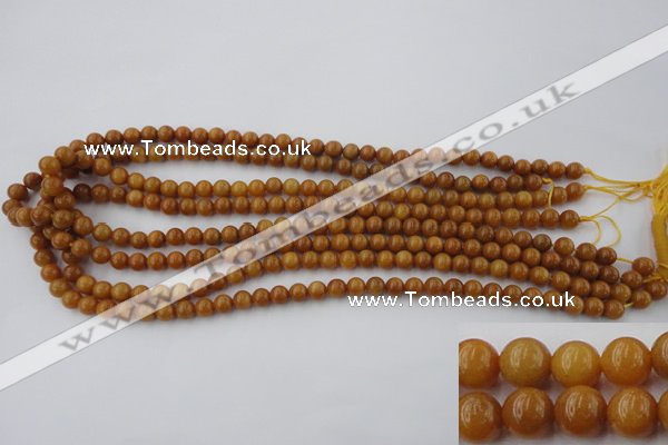 CGJ301 15.5 inches 6mm round goldstone jade beads wholesale