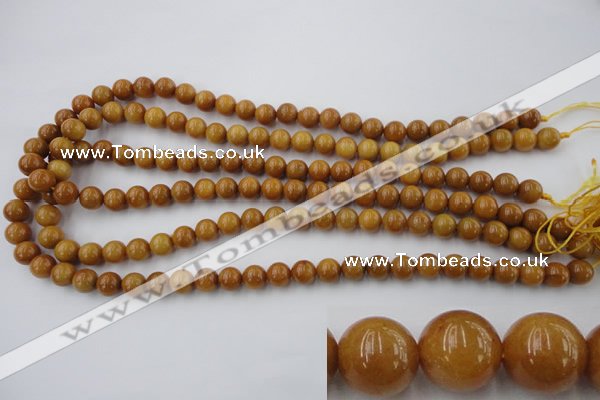 CGJ302 15.5 inches 8mm round goldstone jade beads wholesale