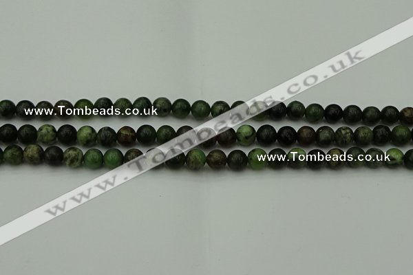 CGJ400 15.5 inches 4mm round green jade beads wholesale