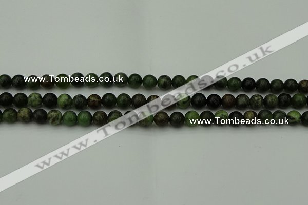 CGJ401 15.5 inches 6mm round green jade beads wholesale