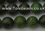 CGJ403 15.5 inches 10mm round green jade beads wholesale