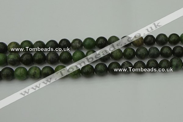 CGJ403 15.5 inches 10mm round green jade beads wholesale