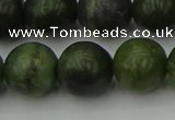 CGJ405 15.5 inches 14mm round green jade beads wholesale