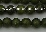 CGJ452 15.5 inches 8mm round green jasper beads wholesale