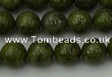 CGJ453 15.5 inches 10mm round green jasper beads wholesale