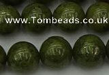 CGJ455 15.5 inches 14mm round green jasper beads wholesale