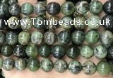 CGJ504 15.5 inches 12mm round green jade beads wholesale