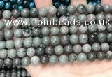 CGJ512 15.5 inches 8mm round green forst jasper beads wholesale