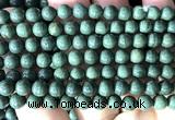 CGJ531 15 inches 6mm round green jasper beads wholesale