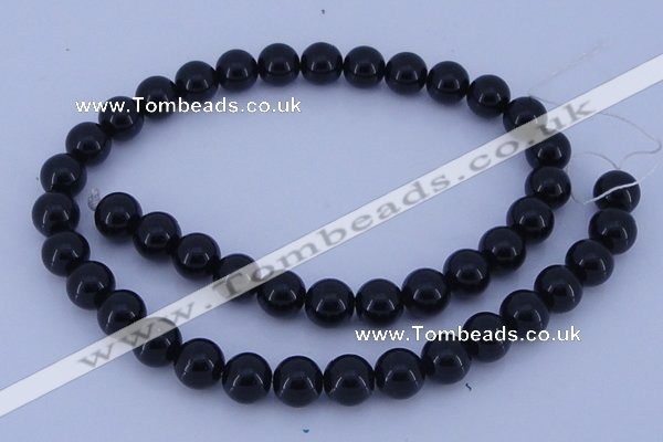 CGL282 10PCS 16 inches 4mm round dyed glass pearl beads wholesale