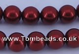 CGL329 5PCS 16 inches 18mm round dyed plastic pearl beads wholesale