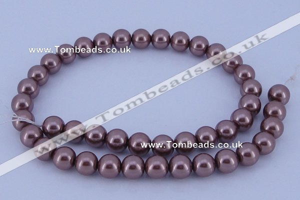 CGL399 5PCS 16 inches 18mm round dyed plastic pearl beads wholesale