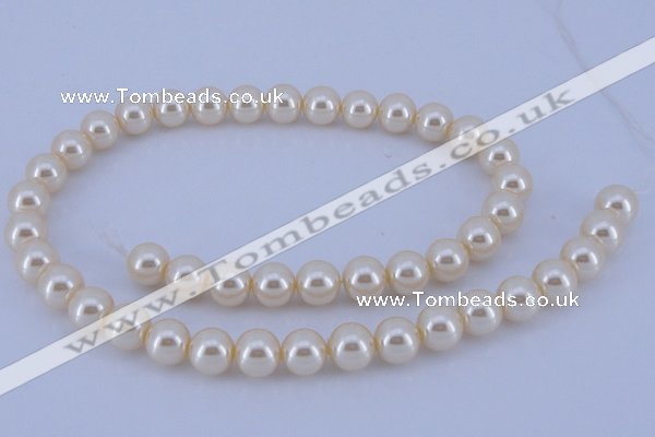 CGL41 2PCS 16 inches 25mm round dyed plastic pearl beads wholesale