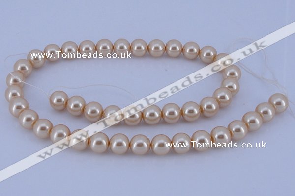 CGL49 5PCS 16 inches 18mm round dyed plastic pearl beads wholesale