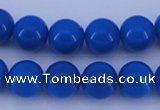 CGL812 10PCS 16 inches 4mm round heated glass pearl beads wholesale