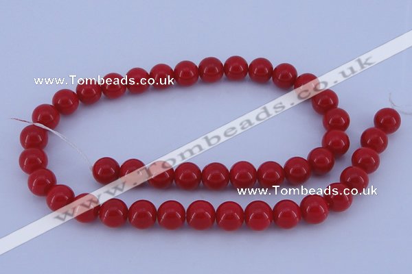 CGL850 10PCS 16 inches 8mm round heated glass pearl beads wholesale