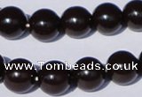 CGL898 10PCS 16 inches 8mm round heated glass pearl beads wholesale