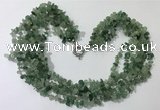 CGN726 19.5 inches stylish 6 rows green aventurine chips necklaces