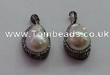 CGP1502 20*28mm - 20*30mm nuggets pearl pendants wholesale