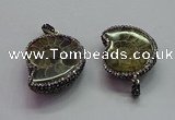 CGP1559 25*30mm - 28*35mm ammonite pendants wholesale