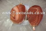 CGP2015 30*50mm - 50*80mm freeform agate slab pendants wholesale