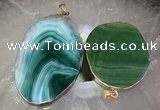 CGP2017 30*50mm - 50*80mm freeform agate slab pendants wholesale