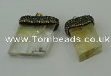 CGP217 20*30mm - 25*40mm freeform citrine gemstone pendants