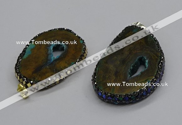 CGP3142 35*55mm - 40*60mm freeform opal gemstone pendants