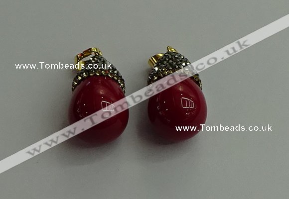 CGP323 15*25mm - 15*30mm teardrop pearl shell pendants wholesale