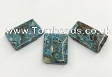 CGP3530 30*40mm - 30*45mm rectangle ocean agate slab pendants