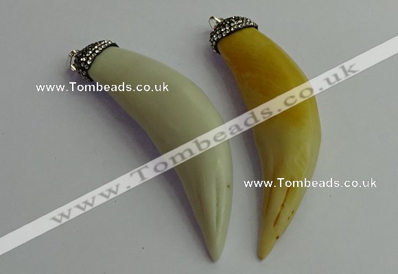 CGP391 20*85mm - 25*80mm horn bone pendants wholesale