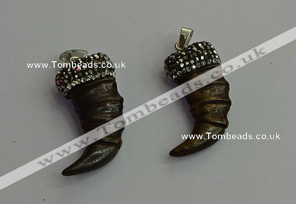 CGP394 15*35mm horn bone pendants wholesale