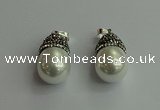 CGP455 15*25mm - 15*30mm teardrop pearl shell pendants wholesale