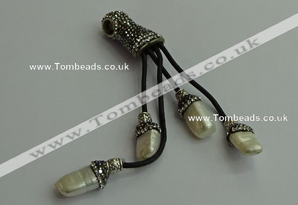 CGP528 10*16mm nuggets pearl tassel pendants wholesale