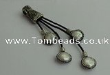 CGP529 16*18mm freeform pearl tassel pendants wholesale