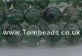 CGQ502 15.5 inches 8mm round imitation green phantom quartz beads