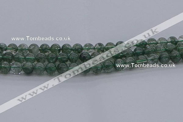 CGQ502 15.5 inches 8mm round imitation green phantom quartz beads