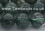 CGQ505 15.5 inches 14mm round imitation green phantom quartz beads