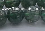 CGQ507 15.5 inches 18mm round imitation green phantom quartz beads