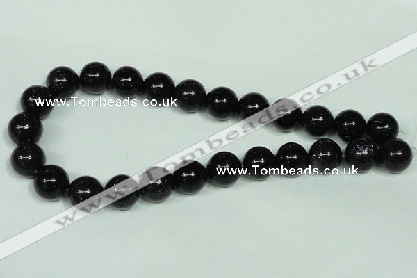 CGS102 15.5 inches 16mm round blue goldstone beads wholesale