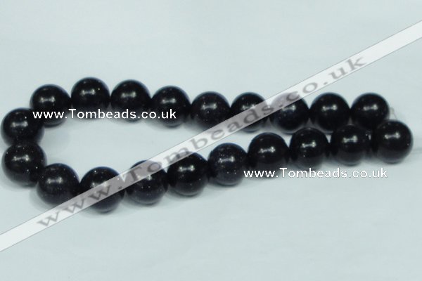 CGS104 15.5 inches 20mm round blue goldstone beads wholesale