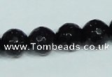 CGS108 15.5 inches 12mm faceted round blue goldstone beads wholesale