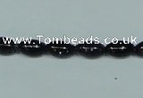 CGS120 15.5 inches 6*10mm rice blue goldstone beads wholesale